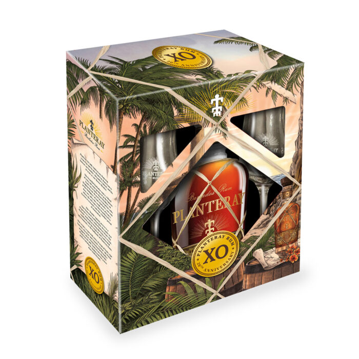PLANTERAY XO 20TH ANNIVERSARY RUM 700ml GIFT PACK - Image 2