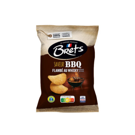 CHIPS BRET`S WHISKY BBQ 125gr