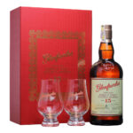 GLENFARCLAS MALT 15 Y.O GIFT (2 GLASSES) 700ml