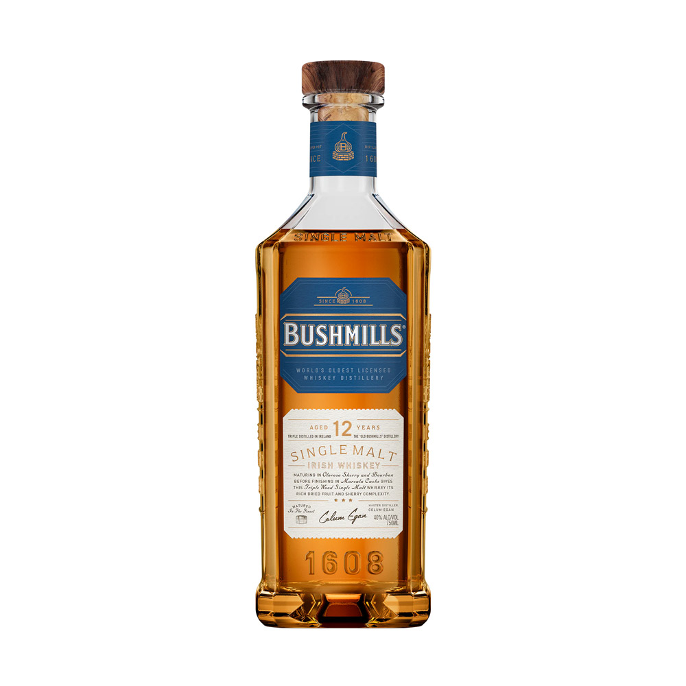 bushmills-12-new-700ml BUSHMILL'S SINGLE MALT 12 Y.O 700ml - Image 1