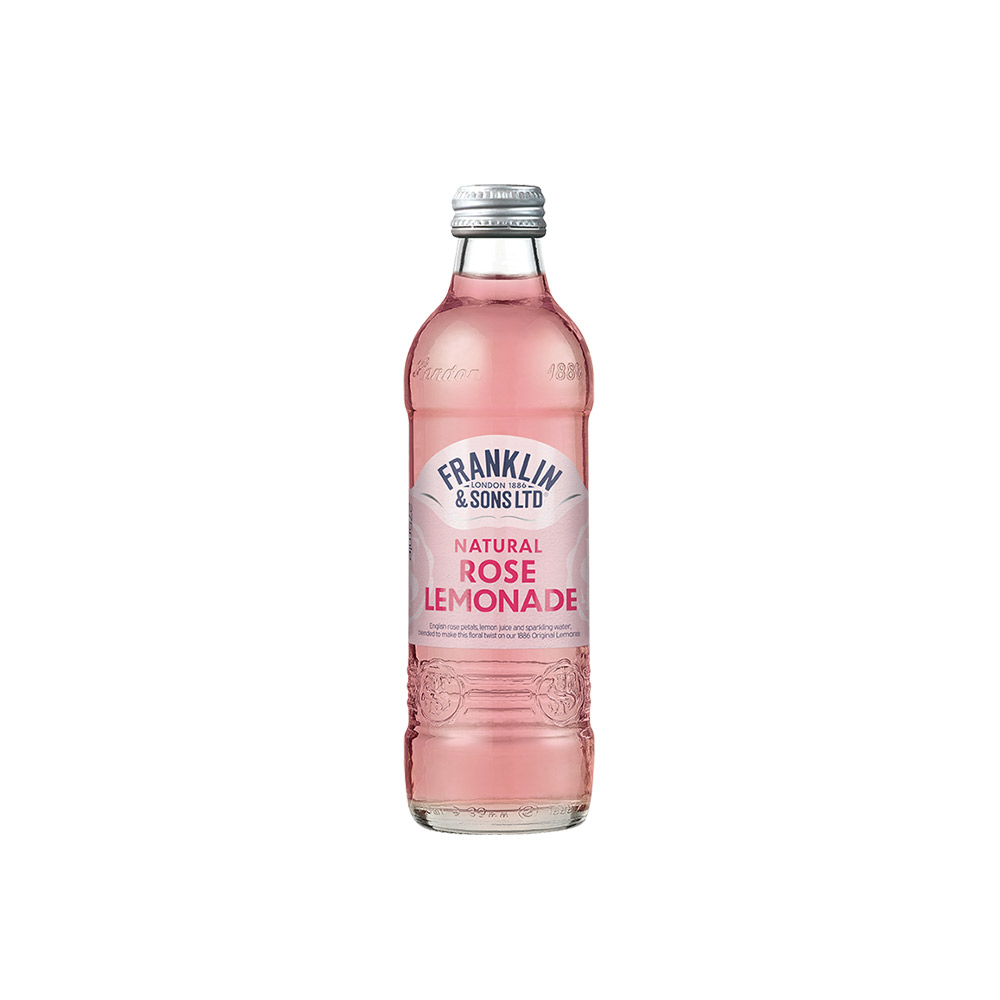 FRANKLIN-SONS-ROSE-LEMONADE-200ML FRANKLIN & SONS NATURAL ROSE LEMONADE 200ml - Image 1