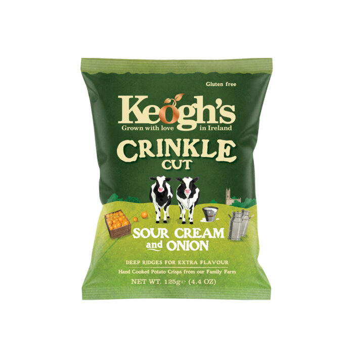 KEOGH'S CHIPS SOUR CREAM & ONION 125g - Image 1