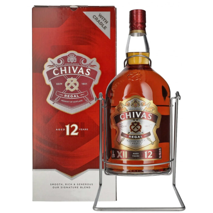 CHIVAS REGAL 12 Y.O WITH CRADLE 4500ml - Image 2