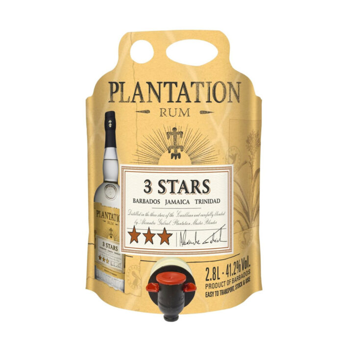 PLANTATION WHITE RUM 3 STARS ΑΣΚΟΣ 2.8L - Image 1