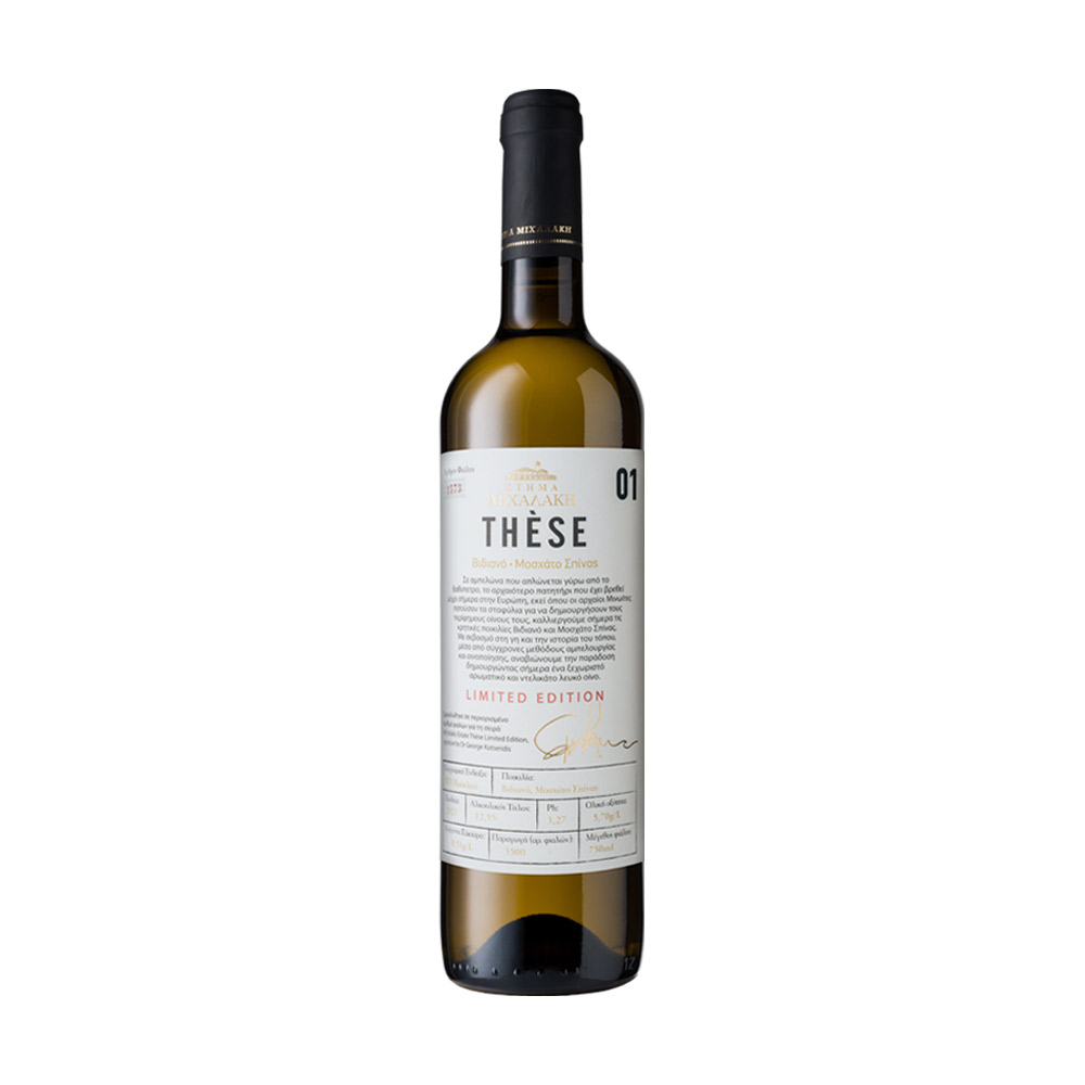 michalaki-these-01-750ml ΜΙΧΑΛΑΚΗ THESE 01 ΛΕΥΚΟ 750ml - Image 1