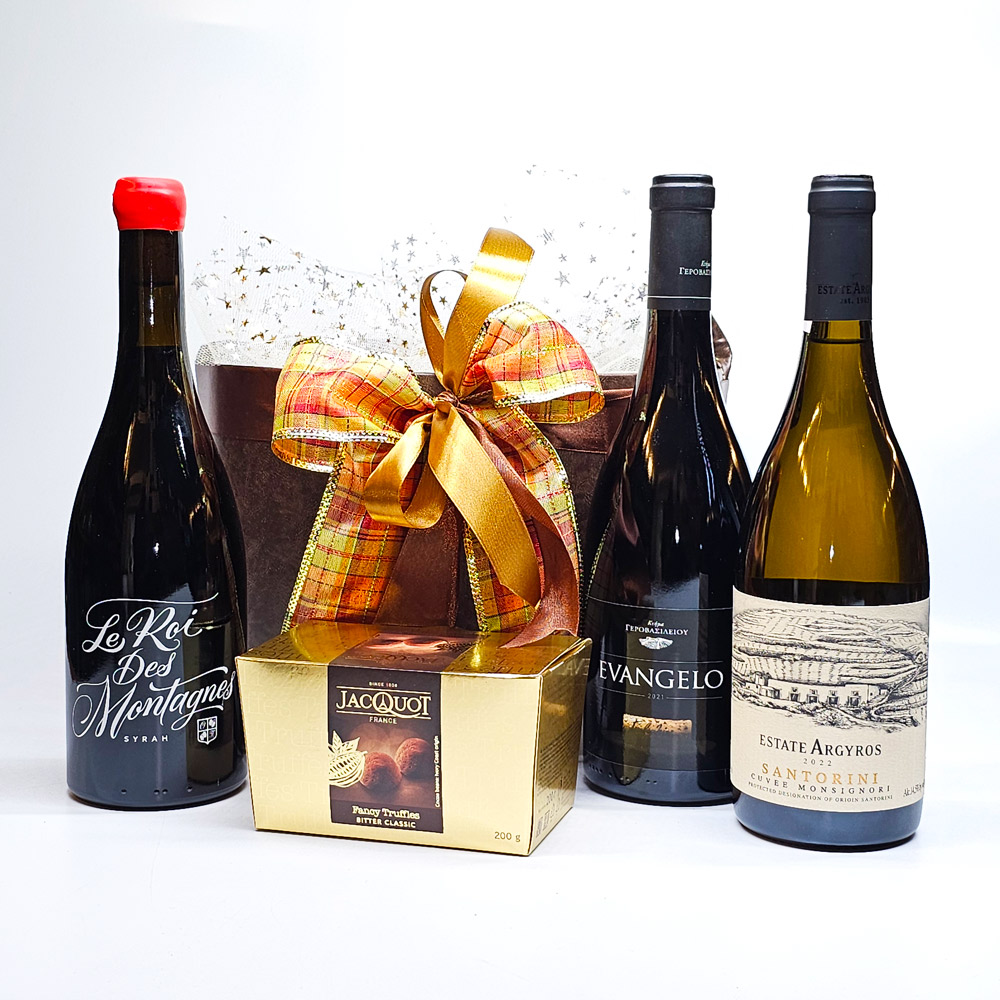 winebox3f013 ΣΥΝΘΕΣΗ ΔΩΡΟΥ ΚΡΑΣΙΩΝ 25-042 - Image 1