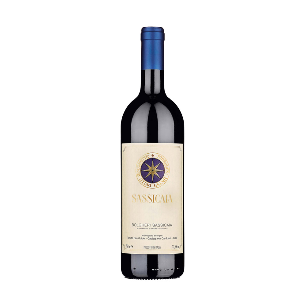 BOLGHERI-SASSICAIA-750ML TENUTA SAN GUIDO BOLGHERI SASSICAIA D.O.C VINTAGE (2022) 750ml - Image 1