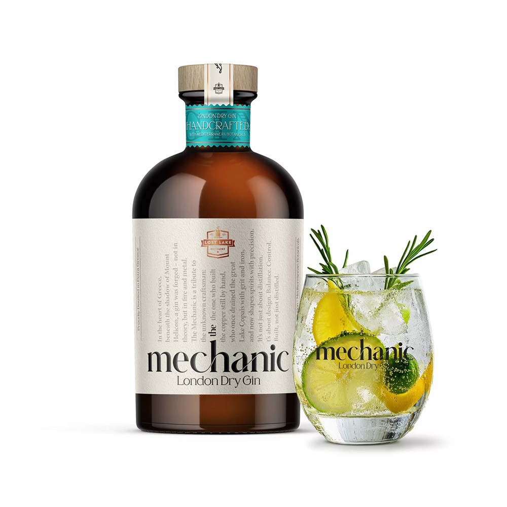 LOST-LAKE-MECHANIC-700ML LOST LAKE MECHANIC GIN 700ml - Image 1
