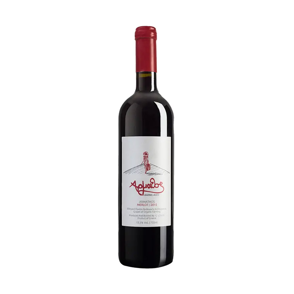 ARMATHOS-MERLOT-750ML ΑΡΜΑΘΟΣ MERLOT (2020) ΕΡΥΘΡΟΣ 750ml - Image 1
