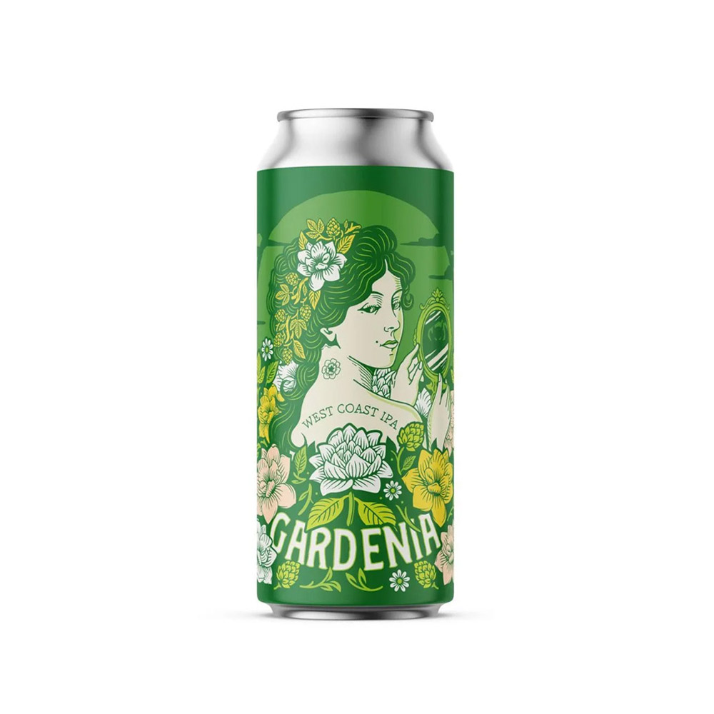 GARDENIA-WEST-COAST-IPA-CAN-500ML-STRANGE-BREW FOUR HAND GARDENIA WEST COAST IPA 500ml