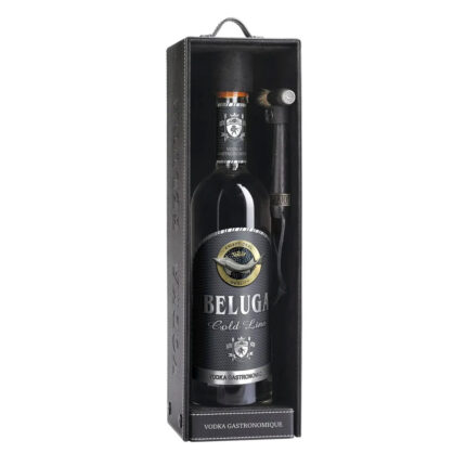 BELUGA VODKA GOLD LINE LEATHER GASTRONOMIQUE 700ML BOX