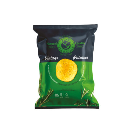 VINTAGE POTATOES ROSEMARY & SEA SALT CHIPS 120g FOX ITALIA