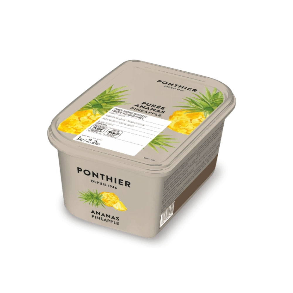 PONTHIER-FROZEN-PUREE-PINEAPPLE-1KG PONTHIER ΚΑΤΕΨΥΓΜΕΝΟΣ ΠΟΥΡΕΣ PINEAPPLE 1kg