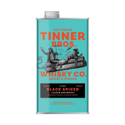 TINNER BROS BLACK SPICED WHISKEY LIQUEUR 700ml